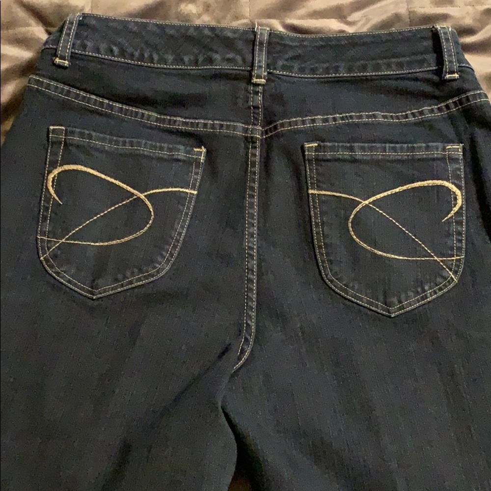 CHICO’S PLATINUM BOOT CUT JEANS